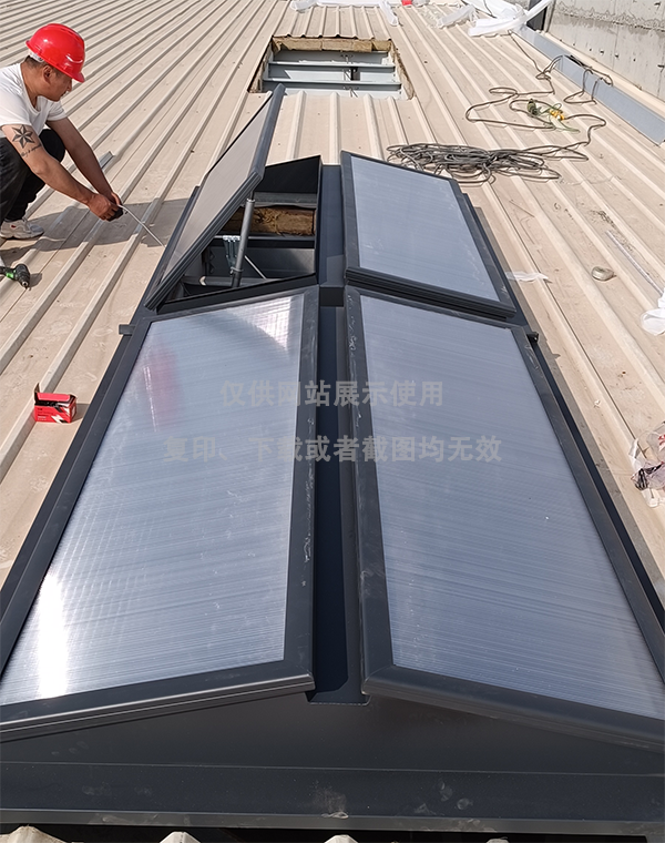 兰州王老吉生产车间民丰排烟天窗